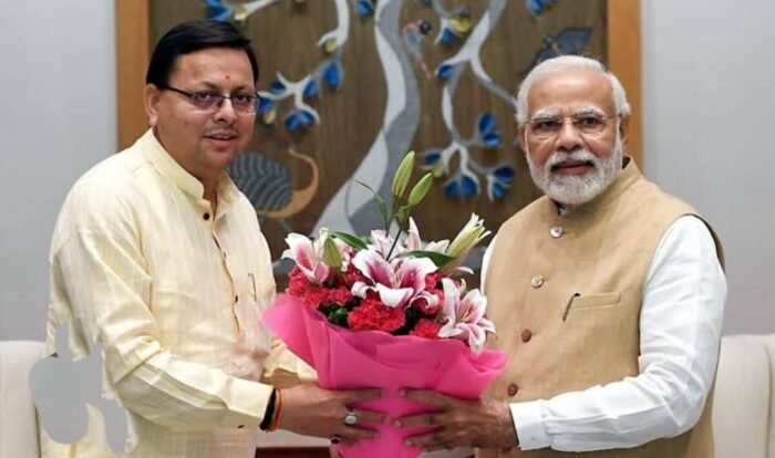  मुख्यमंत्री पुष्कर सिंह धामी ने दिल्ली में प्रधानमंत्री मोदी से मुलाकात कर उत्तराखंड के विकास के लिये मांगा सहयोग
