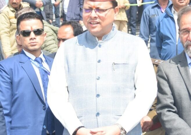  सी एम पुष्कर सिंह धामी दिल्ली रवाना