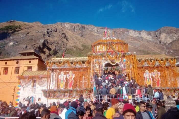  बदरीनाथ धाम के कपाट शीतकाल हेतु विधि-विधान से बंद हुए।