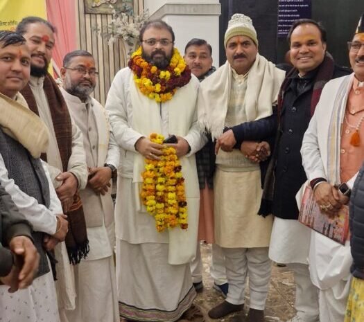  उत्तराखण्डविद्वत सभा के संरक्षक बने तंत्र कुल के संस्थापक आचार्य राजेश बैंजवाल 